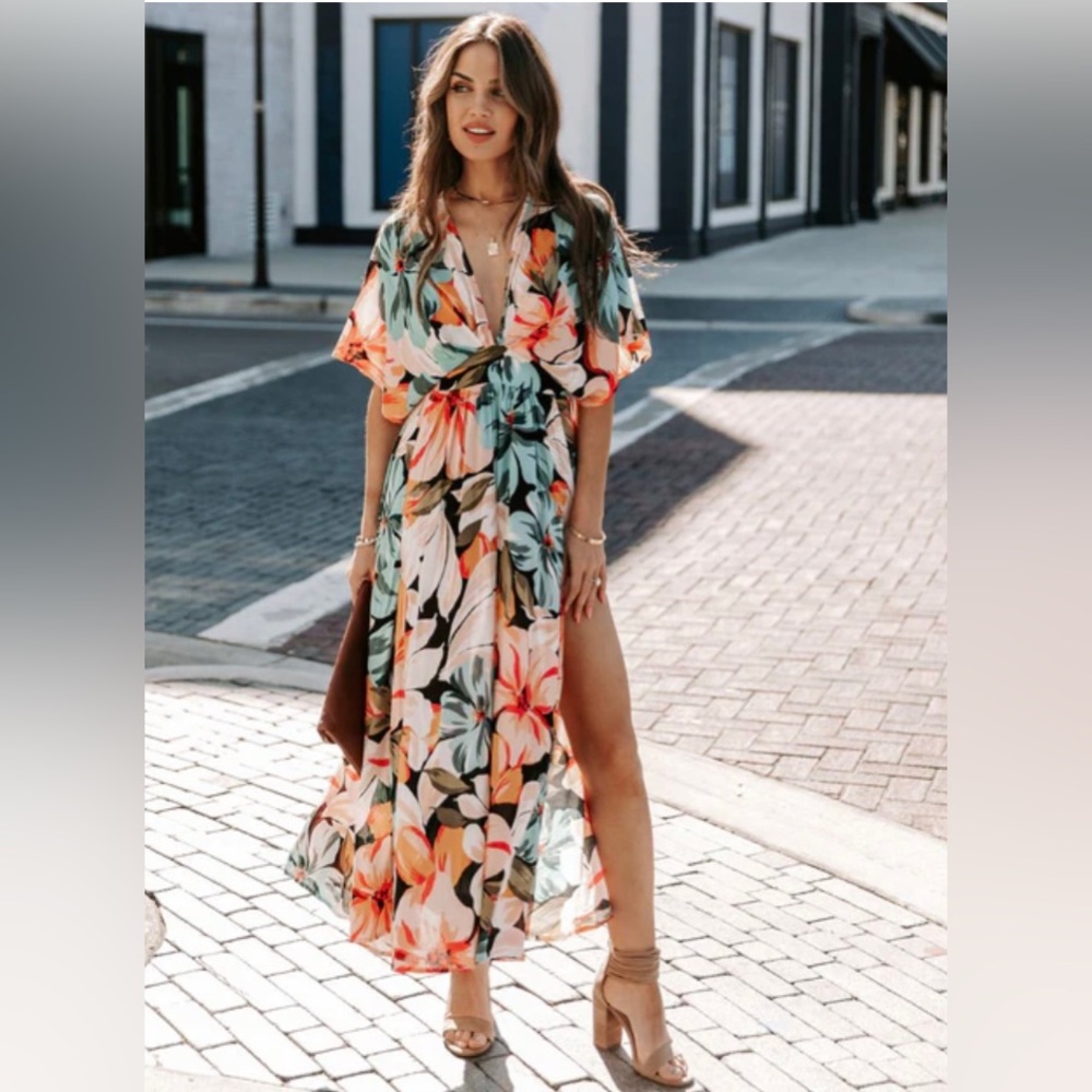 Vici Floral Wrap Dress.